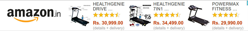 amazon-tradmill- Top & Best Treadmill Brands Available Online In India